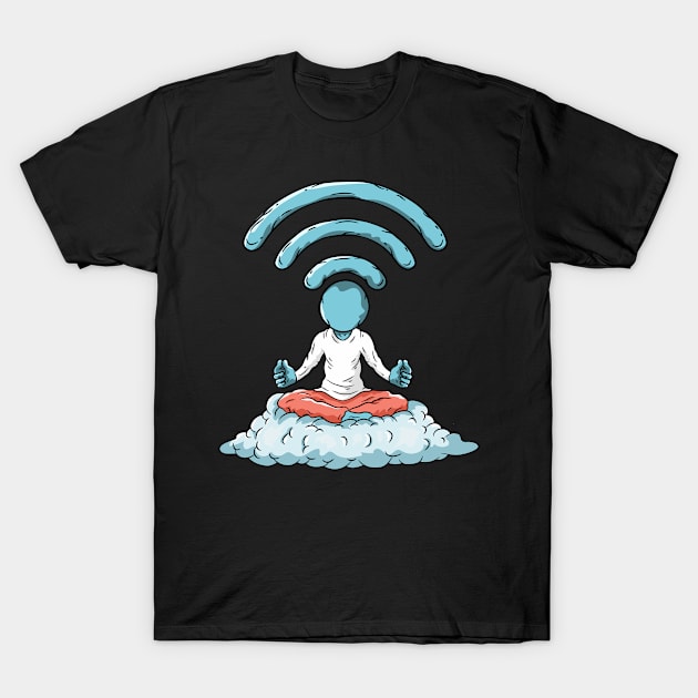 Nerd WiFi Computer T-Shirt by Teeladen